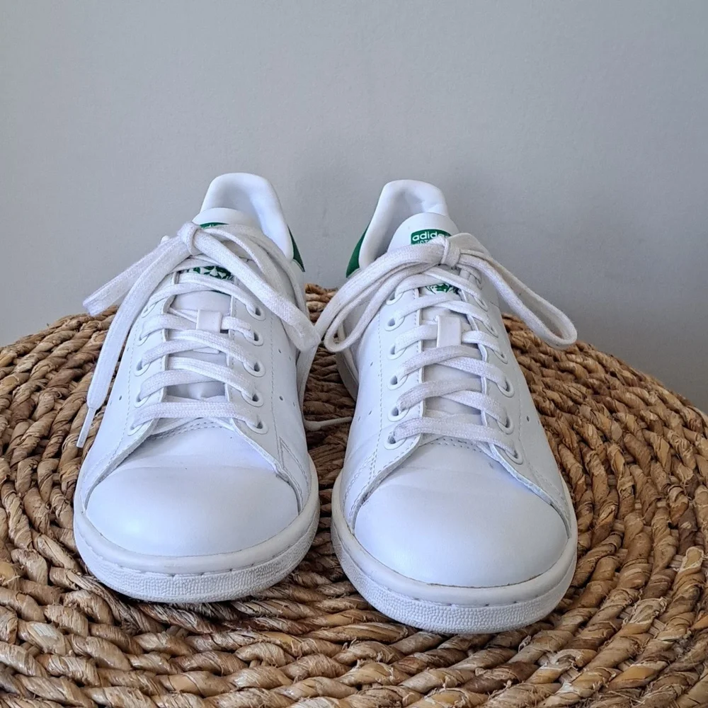 Adidas Womens‎ Stan Smith Classic White Leather Athleisure/Preppy Sneakers 7.5/8